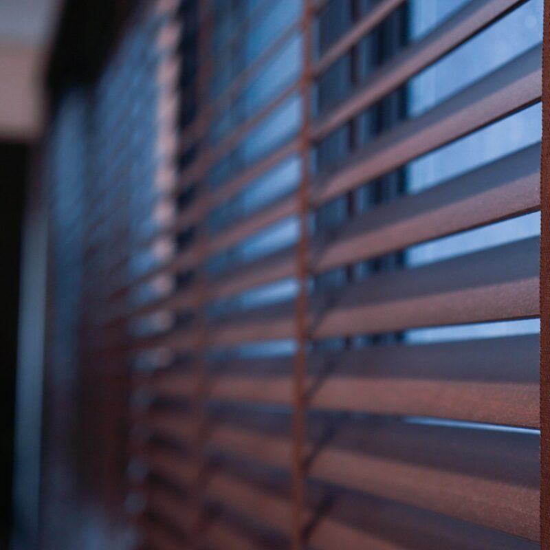 Venetian wood blinds for modern house or office interior shading shutter design